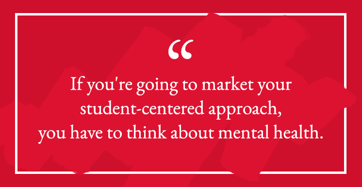 Gen Z and mental health quote for colleges