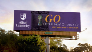 Alfred University Go Outside of Ordinary Billboard